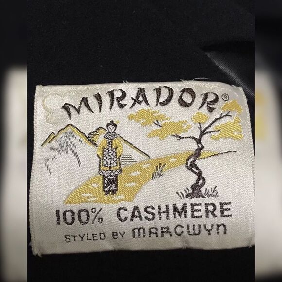 Dark As Night Black Swing Coat - Picture 7 of 7